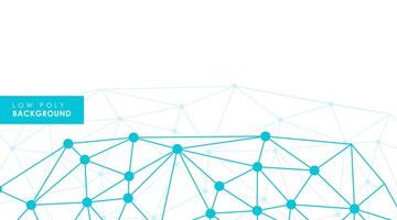 Abstract Futuristic Low Poly Background vector