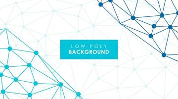Abstract Futuristic Low Poly Background vector