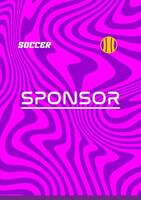 Jersey design template highquality for sublimation vector