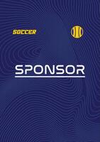 Jersey design template highquality for sublimation vector