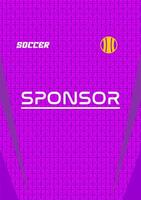 Jersey design template highquality for sublimation vector