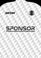Jersey design template highquality for sublimation vector