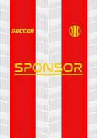 Jersey design template highquality for sublimation vector