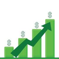Soaring Profits - A Visual Representation of Financial Growth vector