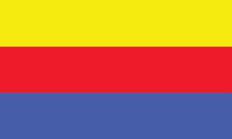 The of a Nord friesische flag vector