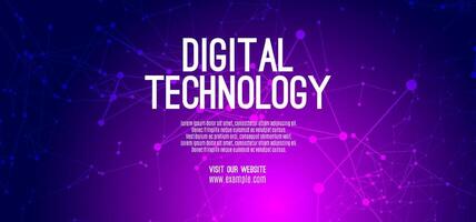 Abstract digital technology futuristic circuit blue purple background, Cyber science tech, Innovation communication future, Ai big data, internet network connection, Cloud hi-tech illustration vector