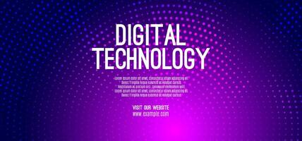 Abstract digital technology futuristic circuit blue purple background, Cyber science tech, Innovation communication future, Ai big data, internet network connection, Cloud hi-tech illustration vector