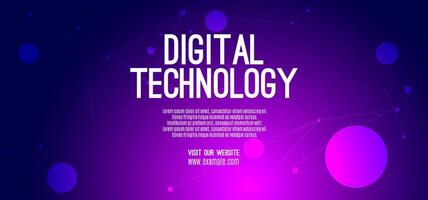 Abstract digital technology futuristic circuit blue purple background, Cyber science tech, Innovation communication future, Ai big data, internet network connection, Cloud hi-tech illustration vector