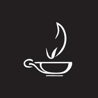 Herbal leaf logo design element icon designed in a unique style vector