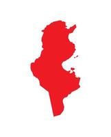 Map of Tunisia. Tunisia Map on white background. vector