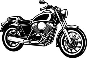 motorcycle on a white background vector