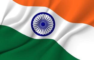 india flag with gradient concept vector