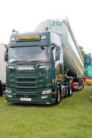 Whitchurch in Shropshire in the UK on 1 June 2024. A view of a Truck in a truck show photo
