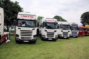 Whitchurch in Shropshire in the UK on 1 June 2024. A view of a Truck in a truck show photo