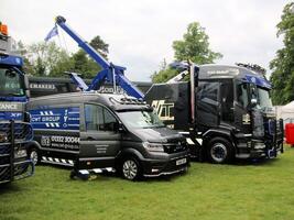 Whitchurch in Shropshire in the UK on 1 June 2024. A view of a Truck in a truck show photo