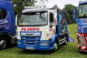 Whitchurch in Shropshire in the UK on 1 June 2024. A view of a Truck in a truck show photo