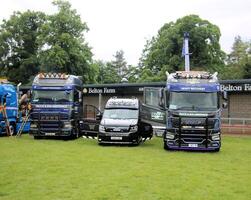 Whitchurch in Shropshire in the UK on 1 June 2024. A view of a Truck in a truck show photo