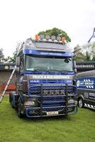 Whitchurch in Shropshire in the UK on 1 June 2024. A view of a Truck in a truck show photo