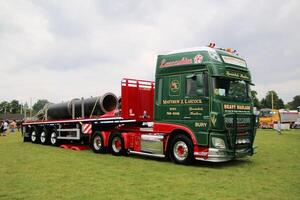 Whitchurch in Shropshire in the UK on 1 June 2024. A view of a Truck in a truck show photo