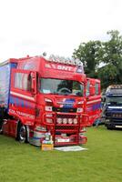 Whitchurch in Shropshire in the UK on 1 June 2024. A view of a Truck in a truck show photo