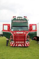 Whitchurch in Shropshire in the UK on 1 June 2024. A view of a Truck in a truck show photo