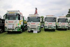 Whitchurch in Shropshire in the UK on 1 June 2024. A view of a Truck in a truck show photo