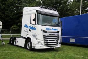 Whitchurch in Shropshire in the UK on 1 June 2024. A view of a Truck in a truck show photo