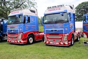 Whitchurch in Shropshire in the UK on 1 June 2024. A view of a Truck in a truck show photo