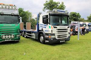 Whitchurch in Shropshire in the UK on 1 June 2024. A view of a Truck in a truck show photo