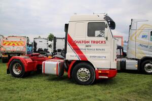 Whitchurch in Shropshire in the UK on 1 June 2024. A view of a Truck at a Truck show photo