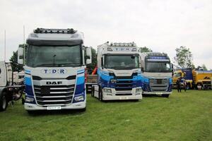 Whitchurch in Shropshire in the UK on 1 June 2024. A view of a Truck at a Truck show photo