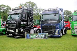 Whitchurch in Shropshire in the UK on 1 June 2024. A view of a Truck at a Truck show photo
