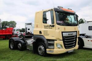 Whitchurch in Shropshire in the UK on 1 June 2024. A view of a Truck at a Truck show photo