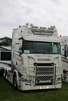 Whitchurch in Shropshire in the UK on 1 June 2024. A view of a Truck at a Truck show photo