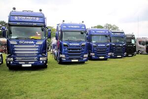 Whitchurch in Shropshire in the UK on 1 June 2024. A view of a Truck at a Truck show photo