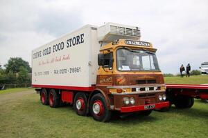 Whitchurch in Shropshire in the UK on 1 June 2024. A view of a Truck at a Truck show photo