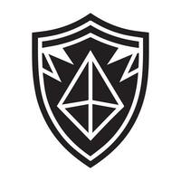 Strong Shield of Defense in Illustration vector