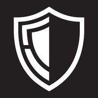 Symbol of Strong Shield of Protection vector