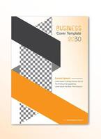 Corporate Annual Report Design Template. Book cover, Magazine, Poster, Business Presentation, Corporate Presentation, Portfolio, flyer, and banner, layout modern with A4 size vector