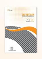Corporate Annual Report Design Template. Book cover, Magazine, Poster, Business Presentation, Corporate Presentation, Portfolio, flyer, and banner, layout modern with A4 size vector