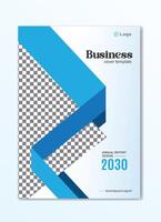 Corporate Annual Report Design Template. Book cover, Magazine, Poster, Business Presentation, Corporate Presentation, Portfolio, flyer, and banner, layout modern with A4 size vector