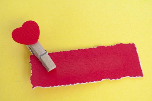 Top view of torn paper with customizable space for text. Copy space. photo