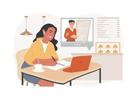 lecture isolated cartoon illustrations. vector