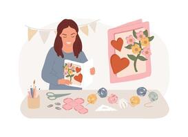 DIY project isolated concept illustration. vector