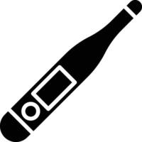Thermometer Glyph Icon Design vector