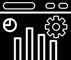 Optimize Glyph Icon Design vector