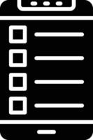 Menu Glyph Icon Design vector