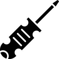 Screwdriver Glyph Icon Design vector