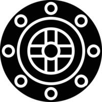 5d Optical Glyph Icon Design vector