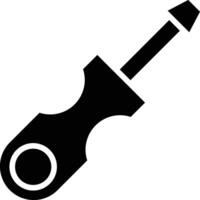Screwdriver Glyph Icon Design vector